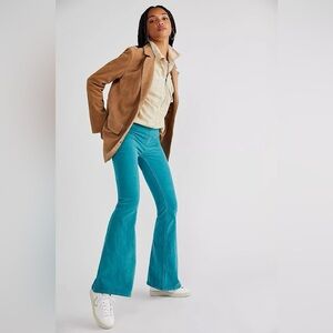 Free People Pull On Cord Flare Pant
